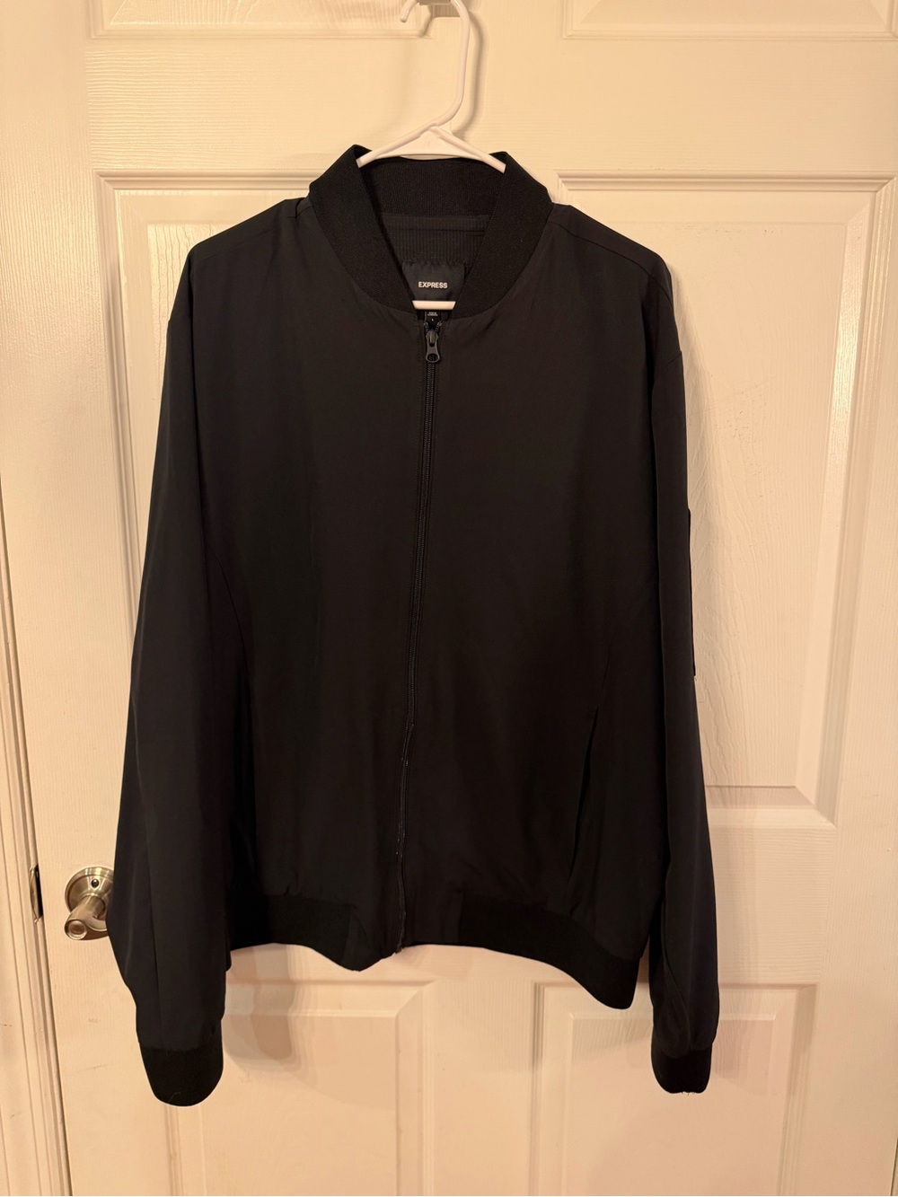 Express Men's Black Lightweight Bomber Jacket
